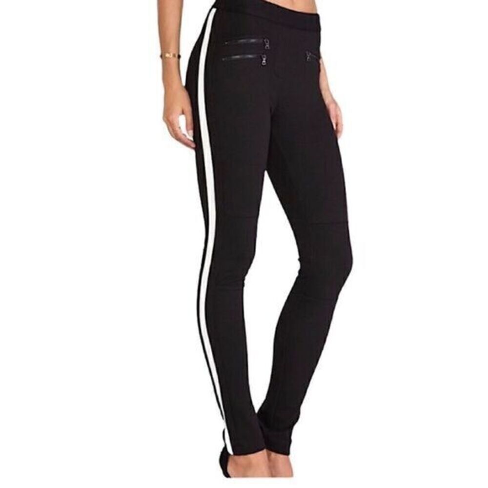 BCBGMAXAZRIA BLACK SKINNY PANTS